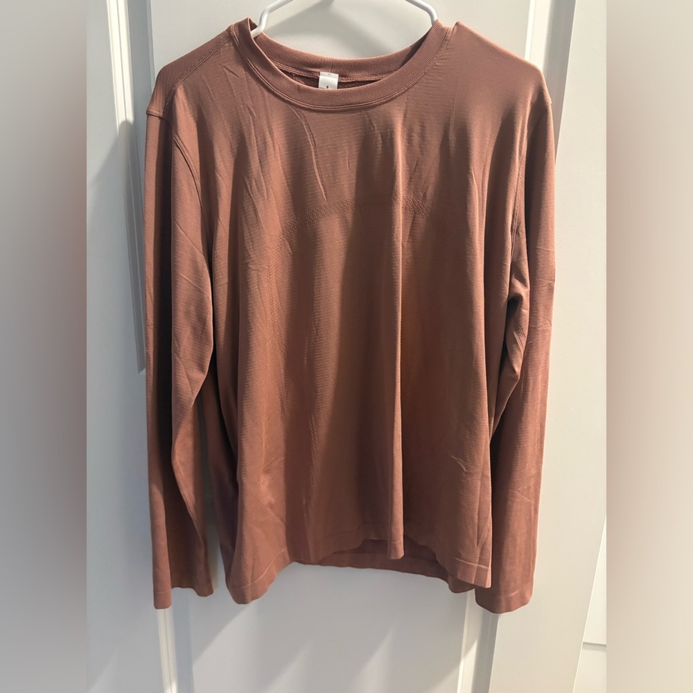 lululemon Swiftly Tech Long Sleeve Red Clay